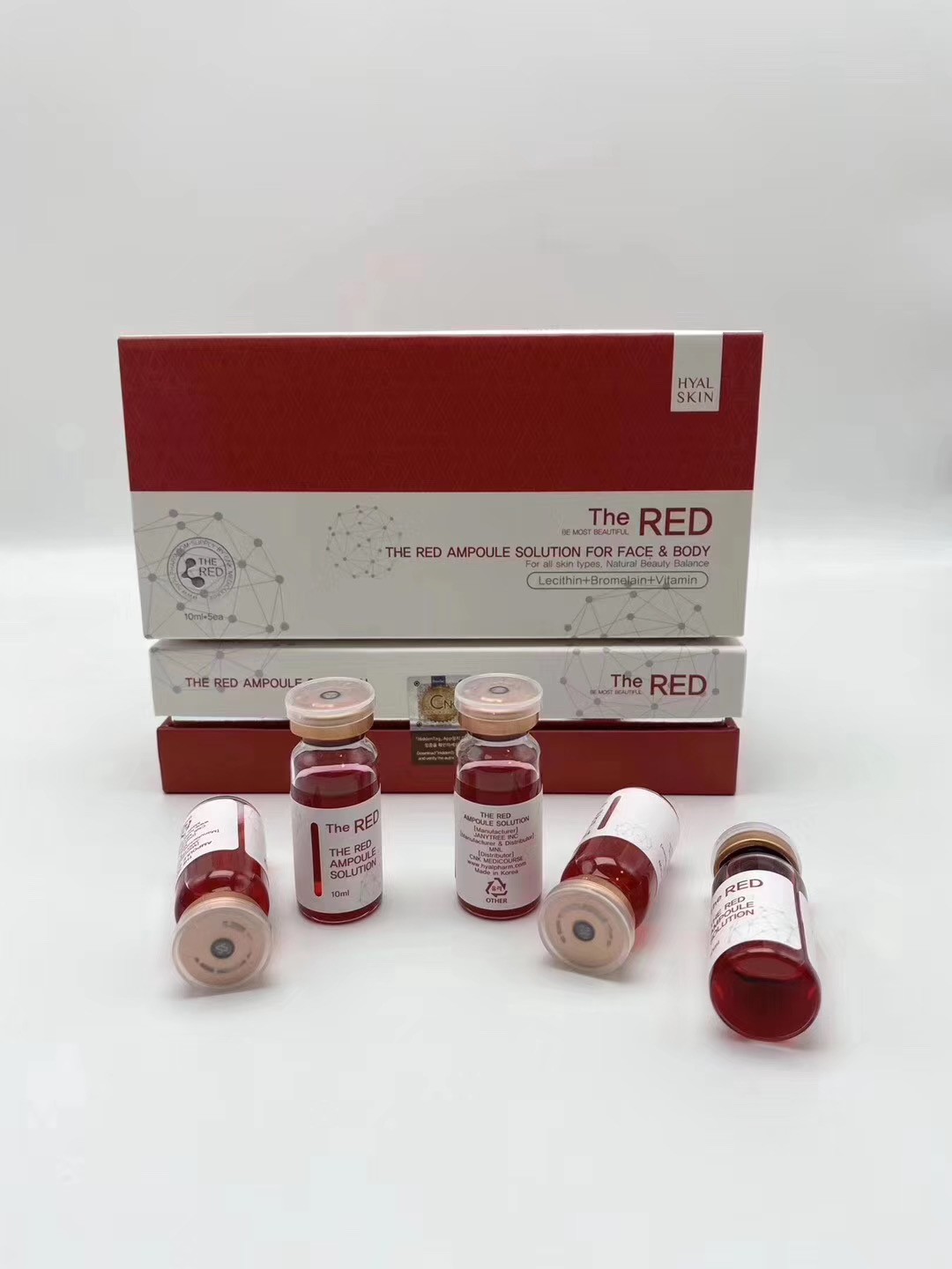 Korea The RED ampoule solution for face and body lipodissolve